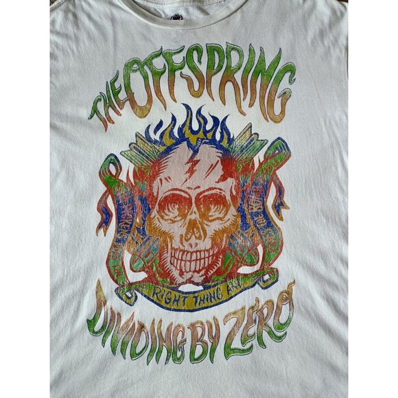 The Offspring T-Shirt Women's Medium Beige Short Sleeve - Picture 2 of 6